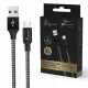 Extralink SMART LIFE CABLE 15W, USB-A TO MICRO-USB, 100CM, PVC, 5V 2.4A, BLACK