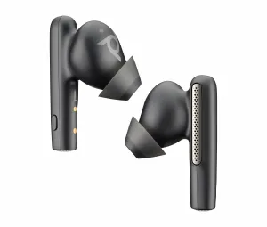 HP Poly Voyager Free 60 Carbon Black Earbuds +Basic Charge Case