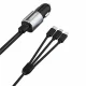 DUDAO R5ProN 3.4A Car Charger Built-in cables