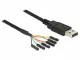 DeLOCK 1.8m USB2.0-A/TTL 6-p