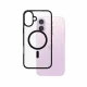 PanzerGlass HardCase Transparent w. Black MagSafe & Frame iPhone 16 Plus