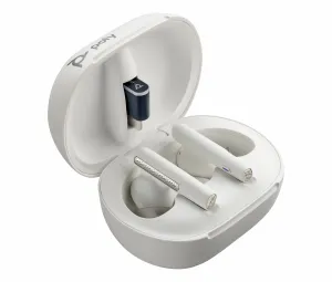 HP Poly Voyager Free 60/60+ White Earbuds (2 Pieces)