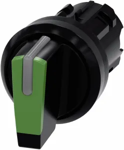 Siemens Selector switch, I-O-II, green