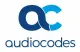 AudioCodes SW/SBC/10S/1K-2.5K/R