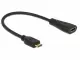 DeLOCK 0.23m mini-HDMI/HDMI