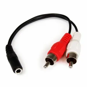 StarTech.com 0.152m 3.5mm - 2xRCA m/f