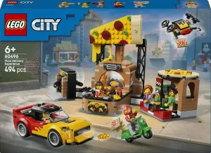 LEGO City Pizza-Liefererlebnis mit Fahrzeugen