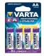 Varta 4x AA Lithium