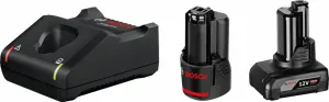 Bosch 1 x GBA 12V 2.0Ah + 1 x GBA 12V 4.0Ah + GAL 12V-40 Professional