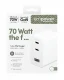PanzerGlass empower by PanzerGlass Turbo 70W Charger incl. 2 x USB-C + USB-A EU Plug Silver White #3