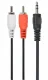 Gembird 5m, 3.5mm/2xRCA, M/M