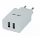 Swissten Travel Smart 2x USB 2.1A biała