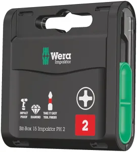 Wera Bit-Box 15 Impaktor PH