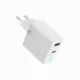 Gembird 2 Port 30W GaN USB Schnellladegerät LED Weiß TA-UC-PDQC30L-W-01 #2