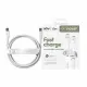 PanzerGlass empower by PanzerGlass Racing 240W USB-C to USB-C Cable USB 2.0 1.2M Silver White #2