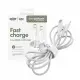 PanzerGlass empower by PanzerGlass Racing 240W USB-C to USB-C Cable USB 2.0 1.2M Silver White #5