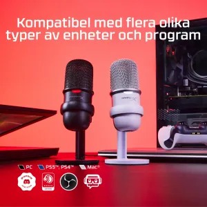 HyperX SoloCast - USB Microphone (White)