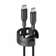 PanzerGlass empower by PanzerGlass Racing 240W USB-C to USB-C Cable USB 2.0 2M Space Black