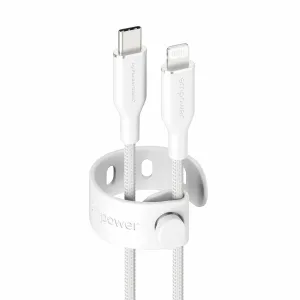 PanzerGlass empower by PanzerGlass Racing 60W USB-C to Lightning Cable USB 2.0 1.2M Silver White