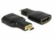 DeLOCK HDMI Micro-D/HDMI-A, M/F, 4K