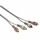 Hama Extension Cable 2 RCA Plugs - 2 RCA Sockets, 5 m