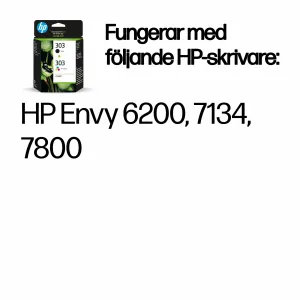 HP 303 2-pack Black/Tri-color Original Ink Cartridges
