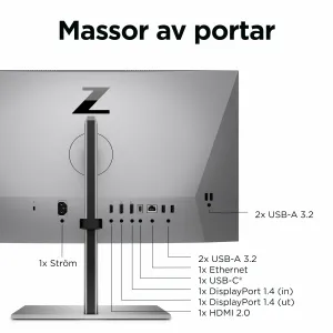 HP Z24m G3 QHD Conferencing Display