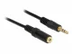DeLOCK 3.5mm M-F, 1m