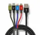 iBox Universal 4 in 1 charging cable I-BOX USB IKUM4W1 - Kabel