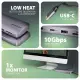 Axagon HMC-6GM2 USB 10Gbps hub USB-A USB-C HDMI M.2 SD/mSD PD 100W USB-C #5