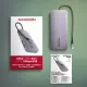 Axagon HMC-6GM2 USB 10Gbps hub USB-A USB-C HDMI M.2 SD/mSD PD 100W USB-C #9
