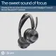 HP Poly Voyager Focus 2 Microsoft Teams Certified USB-C-C Headset +USB-C/A Adapter +Charging Stand #2