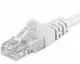 PremiumCord Patch kabel UTP Cat5e 1m bila