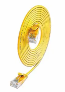 SLIM Patchcords SLIM-L-UU-K6A 0.1 YE