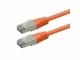 ROLINE S/FTP (PiMF) Patch Cord, Cat.6 (Class E), PoE, orange, 3 m
