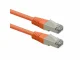 ROLINE S/FTP (PiMF) Patch Cord, Cat.6 (Class E), PoE, orange, 3 m #3