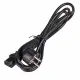 Akyga AK-PC-01C Hohe qualität stromkabel, 1,8m für PC, Drucker, Bildschirme schwarz #2