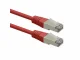 ROLINE S/FTP (PiMF) Patch Cord, Cat.6 (Class E), PoE, red, 3 m #3
