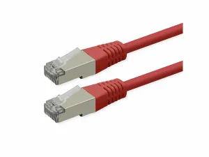 ROLINE S/FTP (PiMF) Patch Cord, Cat.6 (Class E), PoE, red, 3 m