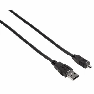 Hama USB 2.0 Cable USB-A Plug - mini USB-B Plug (B4), 1.8 m