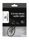 Gembird Cable CCAP-444-0.75M (Mini Jack M - Mini Jack M; 0,75m; black color) #2