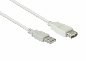 Alcasa USB 2.0 AM/AF 1m