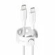 PanzerGlass empower by PanzerGlass Racing 240W USB-C to USB-C Cable USB 2.0 1.2M Silver White