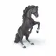 Papo Black Reared Up Horse #5