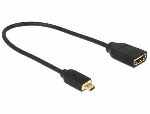DeLOCK 0.2m, HDMI-A/HDMI Micro-D