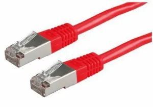 ROLINE S/FTP Patch Cord Cat.6, red 1.0m