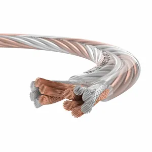 OEHLBACH Cavo per altoparlanti 2 x 3 mm² Trasparente D1C351 1 pz.