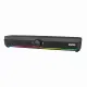 XD Enjoy Scorpion SG-286 Bluetooth 5.3 Soundbar, Stereo Sound, USB Powered, Connect Wired, USB or Bluetooth, 7 Colour RGB Lighting, Volume Control, Black