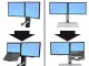 Ergotron WorkFit Convert-to-LCD & Laptop Kit from Dual Displays