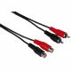 Hama Extension Cable 2 RCA (phono) Plugs - 2 RCA (phono) Jacks, 10 m